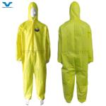 175*140cm Disposable Protective Microporous PPE Type 4 Coveralls For Dust