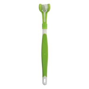 China 3-Sided Professional Pet Dental Care Toothbrush | Wholesale Pet Supplies on sale