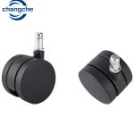 Custom 10 inch Wheel PU Trolley Castor Wheels For Gaming Chair
