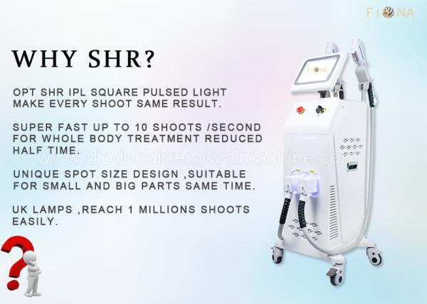 Fast Speed Skin Rejuvenation Beauty Machine 500000 Shots 26J / Cm2 Energy