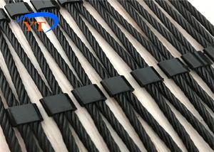 China AISI304 Black Oxide Wire Rope Mesh 2.0mm factory
