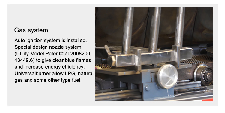 2.0hp Automatic Ice Cream Cone Machine Cast Iron Baking Template