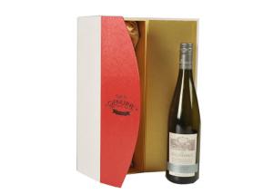 China Handmade Flat Pack Wine Packaging Box Cardboard Customized Shape factory