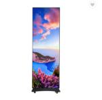 Ultra Thin Indoor Advertising P2.5 Led Poster Stand Video Display