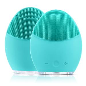 China Waterproof Sonic Silicone Face Scrubber , Silicone Pore Cleansing Pad For Home Use factory