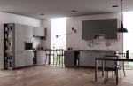 Customized L Shaped Kitchen Cabinets Industrial Style Tailored Kitchen Set