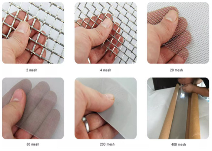 99.9% Purity Plain Weave Wire Mesh Filter Screen 80 100mesh 6.30mm Wire Diameter