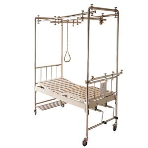 China Orthopedic Hospital Patient Bed Detachchable Head And Foot Board 5 Inch Castors factory