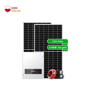 China Complete 230V 20kw Solar Power System Monocrystalline Solar Panel factory