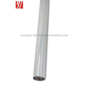 China Silver Pine Needles Holographic 16 Micron Laser Foil Roll on sale