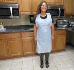 Oil Stain Resistant Disposable CPE Plastic Aprons For Restaurant / Coffee Bar
