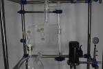 Lab Crystallizer Glass Pressure Reactor 304 Stainess Steel Material Convenient