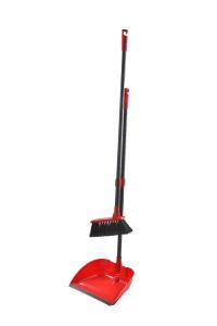 China Long Handled Broom Dustpan Set Upright Standing Sweep Home Office Clean factory