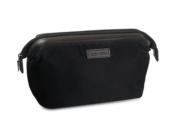 Easy Carrying Mens Toiletry Bag 600D Polyester Material Simple Design Big