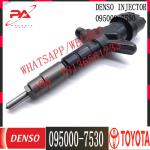 diesel fuel injector 095000-7530 23670-59025 For TOYOTA LAND CRUISER V8 D-4D