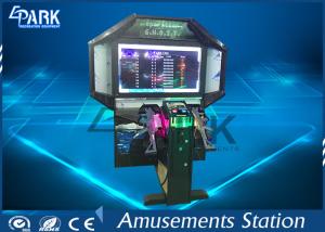 China Commercial Coin Operated Shooting Arcade Machines With Vivid Game factory