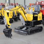Euro V Engine Mini Excavator 1.5t Mini Machinery Digger