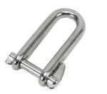 Polished Finish OEM 304 316 Stainless Steel Us Bolt Type Chain Shackle D Shackle