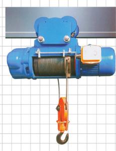 China Warehouse Blue 3T Electric Wire Rope Hoist Lifting Height 30m factory