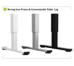 Home Office Electronic Dual Motor Sit Stand Desk with Metal Frame and Height