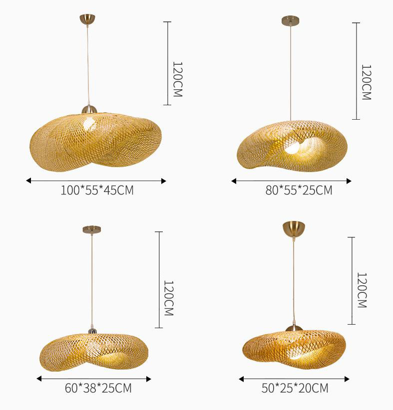 Bamboo lampshade Pendant Lamp