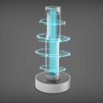 Remote Control Quartz UV Disinfection Light 253.7nm Sterilizer 36W CE RoHS