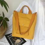 New Japanese original wind canvas bag for women shoulder bag simple joker Korean