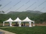 Removable Floor System High Peak Tents White Color Aluminum Frame For Trade Show