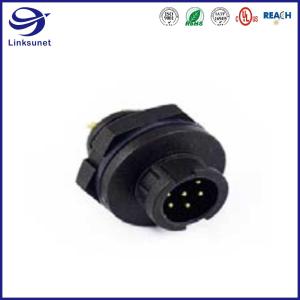 China Mini IP68 Black Waterproof Connector For Wireless Communication on sale
