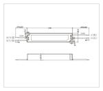 Plastic housing LED Rainproof Power Supply IP67 1.25A 30W 24V LED driver