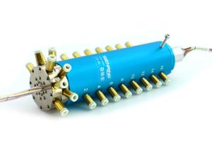 China 16 Passage M5 port Electrical Pneumatic Rotary Union Joints factory