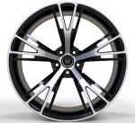 22x9 22x11 One Piece Aluminum Alloy Forged Gloss Black Machined Face Wheel For