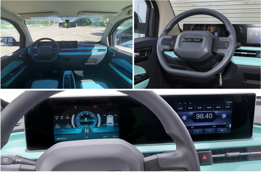 100km/H High Speed Pure Electric Car Link 01 Intelligent Assisted Driving Sedan