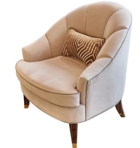 China sofa for hotel,wooden fabric sofa,lounge chair,casual chair,antique chair,oak wood sofa/chairLC-0024 factory