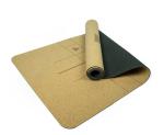 ECO-Friendly Cork Material Yoga Mat, Workout mat, Patterned Design Cork Yoga Mat