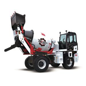 China 2500L 3200L 4800L Mobile Concrete Mixer Truck With Auto Grease System And Weight System factory