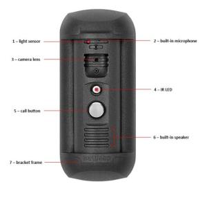 China Waterproof IP66 Sip IP Video Intercom Video Wireless Doorbell Camera factory