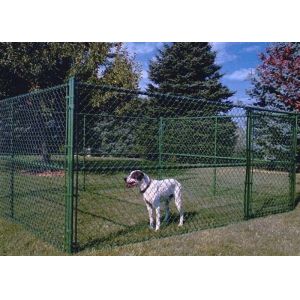 China Chain Link Dog Kennel Is Removable And Portable To Various Places factory