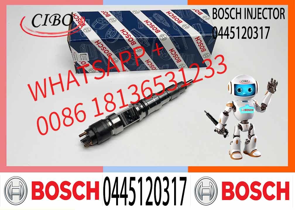 Diesel Fuel Injectors 0 445 120 317 Common Rail Fuel Injection 0 445 120 317 0445120317 for Engine