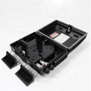 China 16 Core Fiber Optic Termination Box , Black Optical Termination Box Waterproof factory
