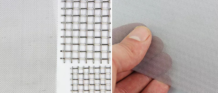 Pure Titanium Wire Mesh Screen Woven 40 Micron