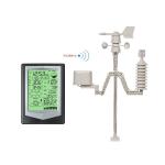 Accurate Wind Speed And Rainfall Display For Outdoor Wireless Solar Weather