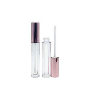 China Rubber Seal Screw Closure Plastic Lip Balm Tube for Cosmetic Container Packaging Custom 4g Empty Round Mouth Lipstick Tube With factory