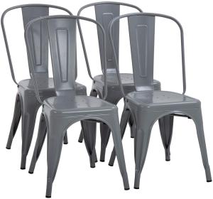 China Stackable Trattoria Stackable Restaurant Chairs Indoor Outdoor Solid Back factory