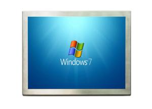 China 17 Inch Stainless Steel Panel PC Touch With Glove / 4MM Tempered Glass factory