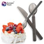 Eco-Friendly Dessert Plastic Knife Fork Spoon Ps Plastic Disposable Cutlery