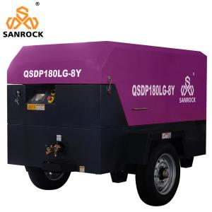 China Mining Diesel Screw Air Compressor Portable Industrial Rotary Screw Type Air Compressor factory