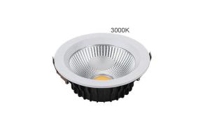 China Durable 20W COB LED Downlights Bedroom 80Ra 100LM/W Recessed Installation factory