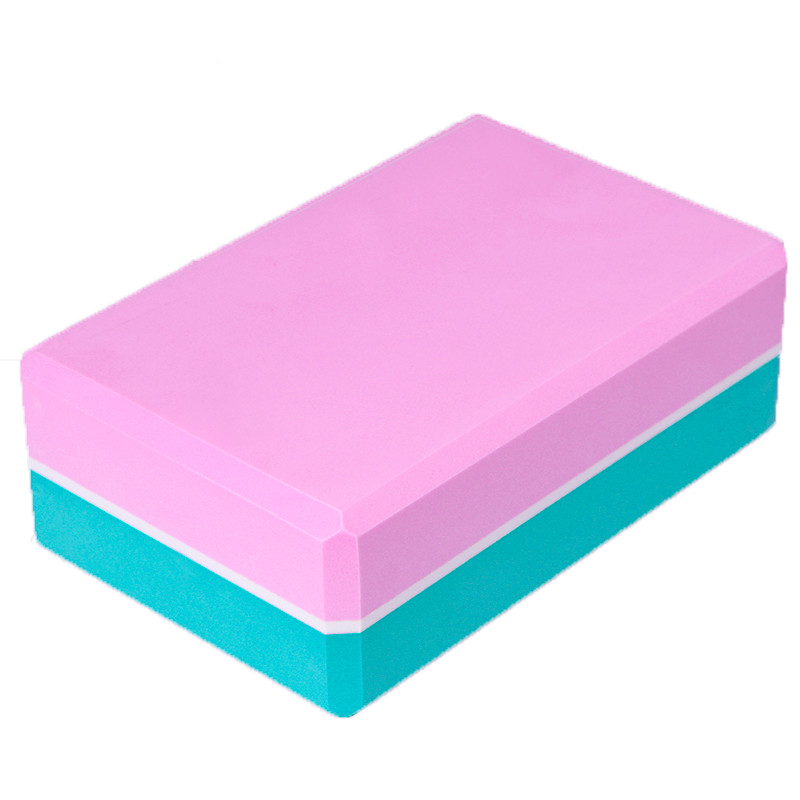 Fitness Yoga Exercise Blocks , Eco Friendly Yoga Blocks Foam Brick Stretching
