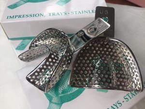 China Autoclavable Dental Impression Trays Premium Quality Perforated Size #6 factory